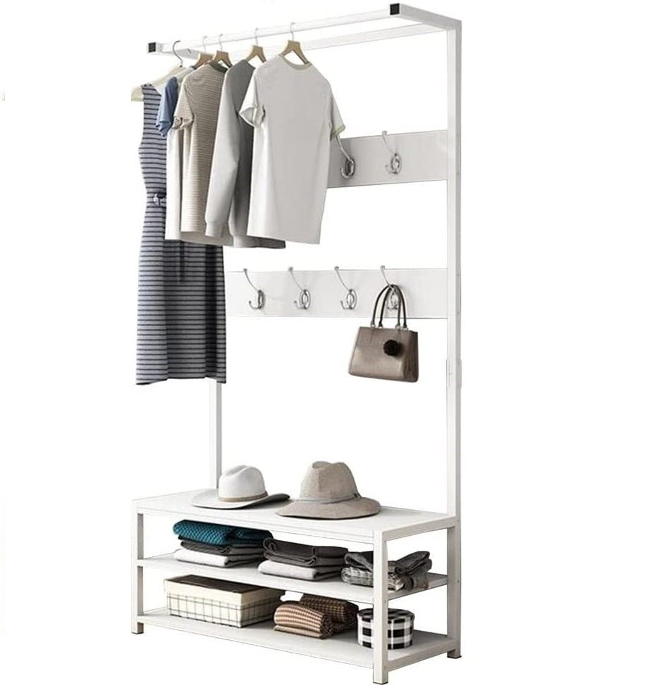 Feline Entryway Hall Living Bedroom Coat Shoe Organizer Storage Rack | Not Sale FB | Waseeh Pakistan