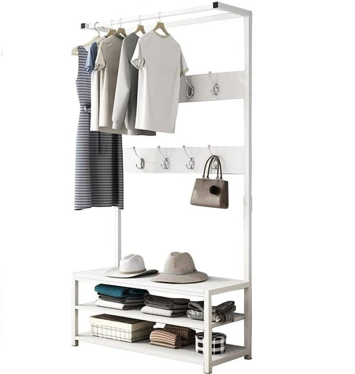 Feline Entryway Hall Living Bedroom Coat Shoe Organizer Storage Rack | Not Sale FB | Waseeh Pakistan