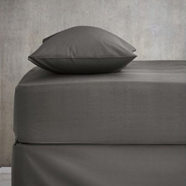 Fitted Sheet - Dark Grey | Home Décor | Waseeh Pakistan