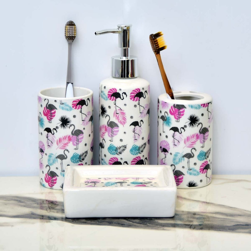 Flamingo Bathroom Set | Home Décor | Waseeh Pakistan