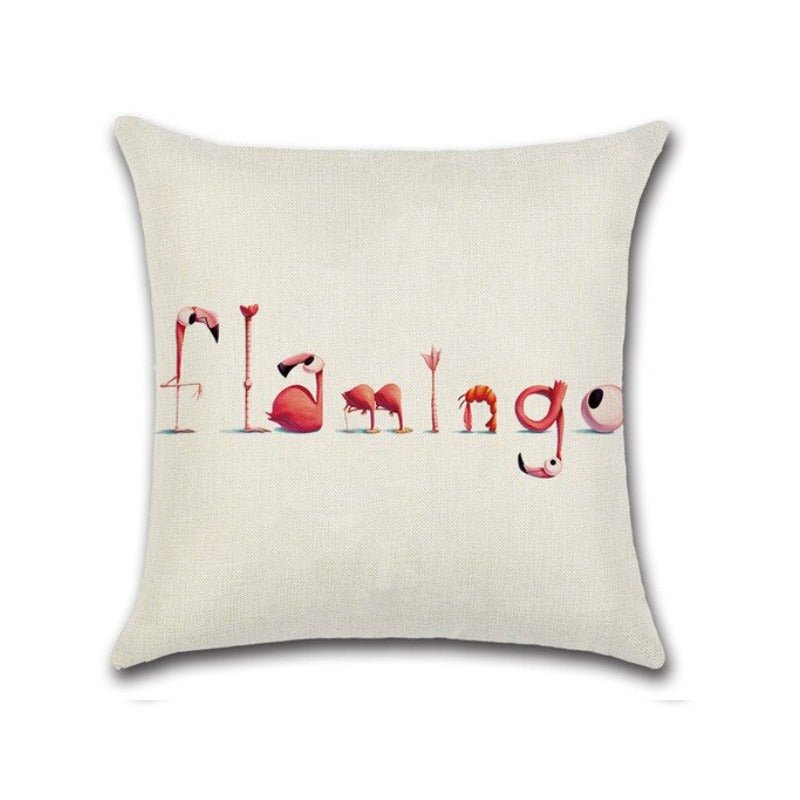 Flamingo Cushion Covers (Set of 5 ) | Home Décor | Waseeh Pakistan