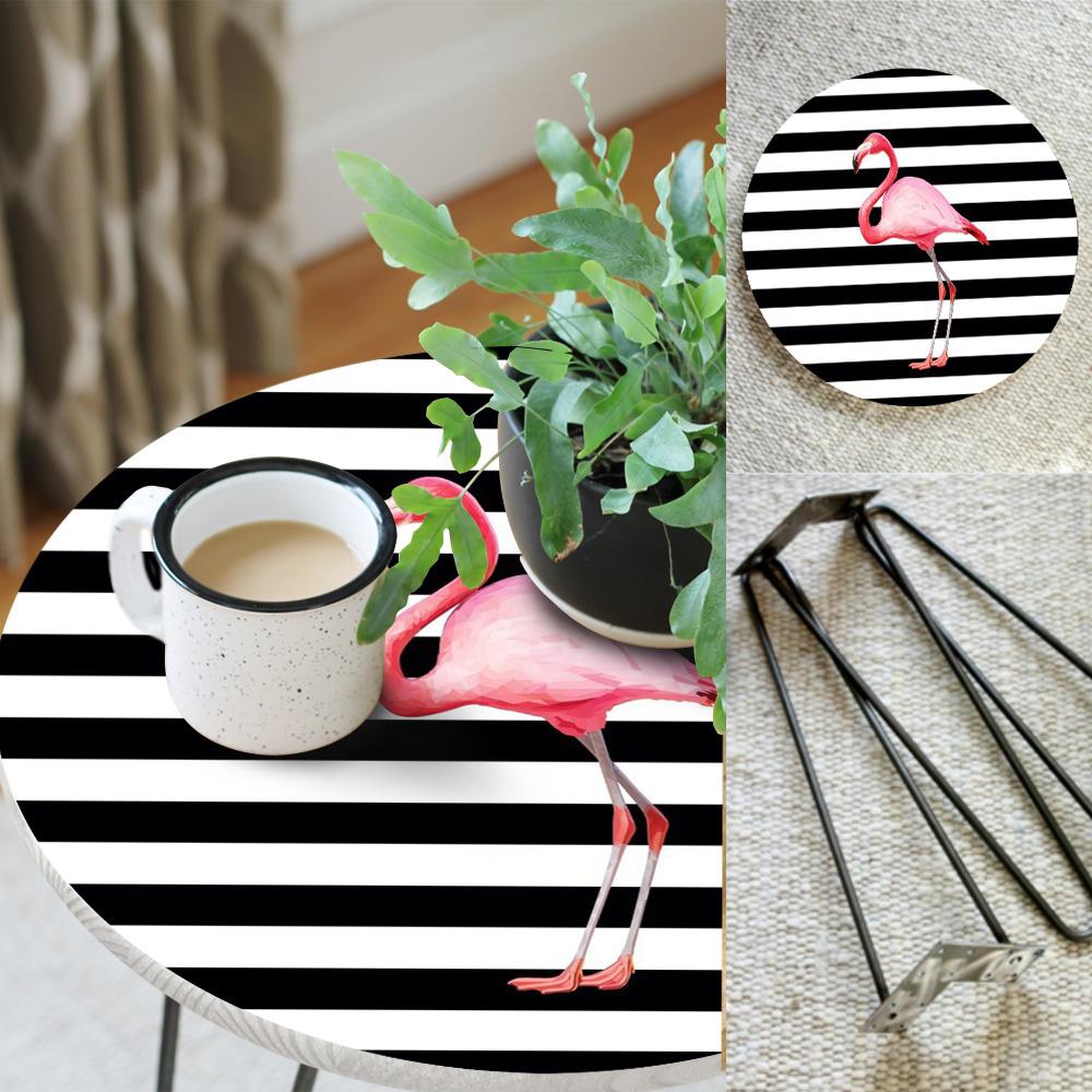 Flamingo Stroke Living Lounge Center Side Hairpin Table | Furniture | Waseeh Pakistan