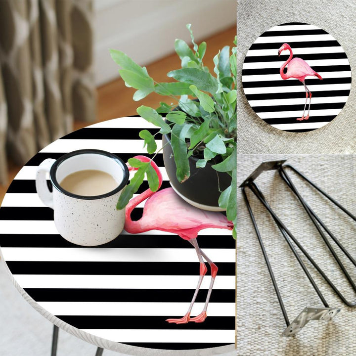 Flamingo Stroke Living Lounge Center Side Hairpin Table | Furniture | Waseeh Pakistan
