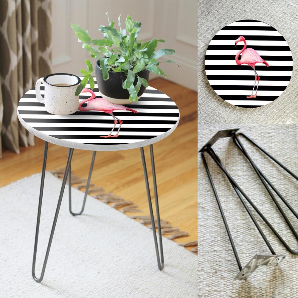 Flamingo Stroke Living Lounge Center Side Hairpin Table | Furniture | Waseeh Pakistan