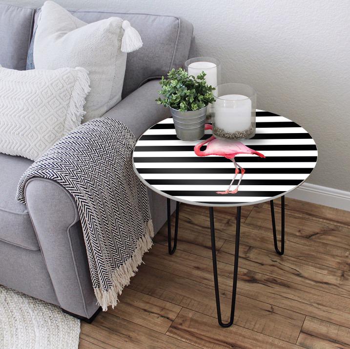 Flamingo Stroke Living Lounge Center Side Hairpin Table | Furniture | Waseeh Pakistan