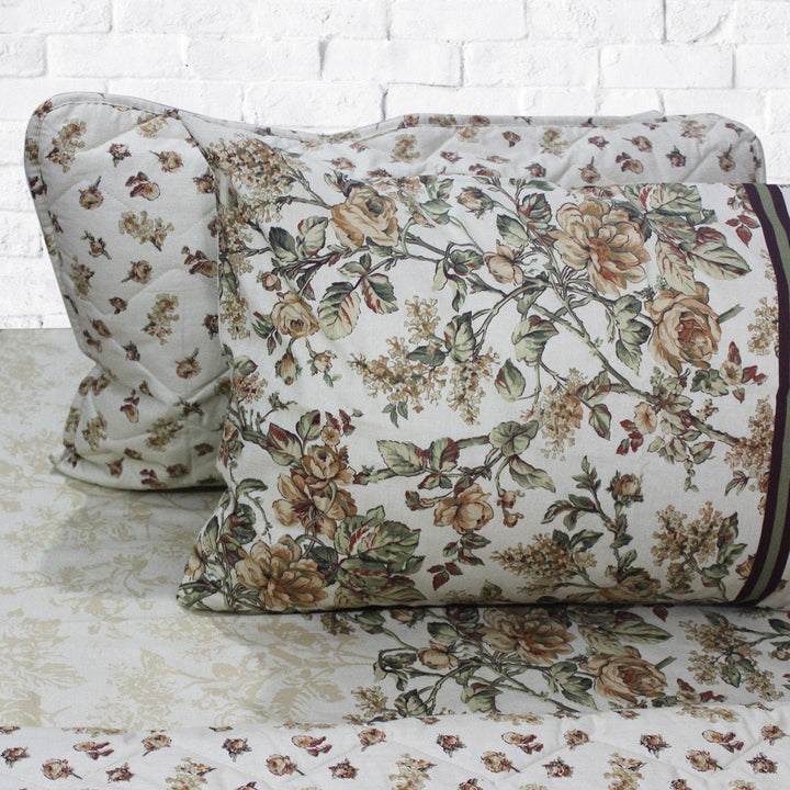 Floral O - Cotton Bed Spread Set - 6 pieces | Home Décor | Waseeh Pakistan