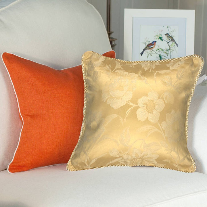 Floral Self Print - Throw Pillow Cover | Home Décor | Waseeh Pakistan