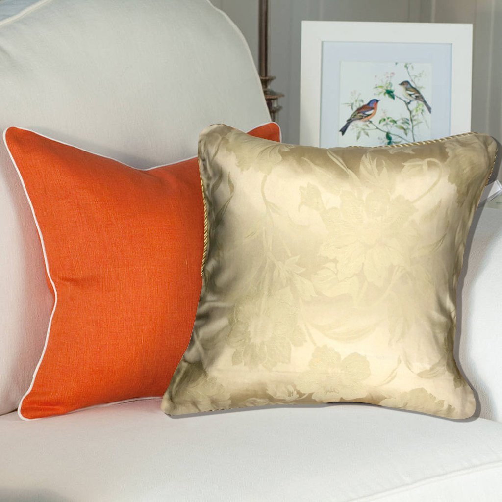 Floral Self Print - Throw Pillow Cover | Home Décor | Waseeh Pakistan