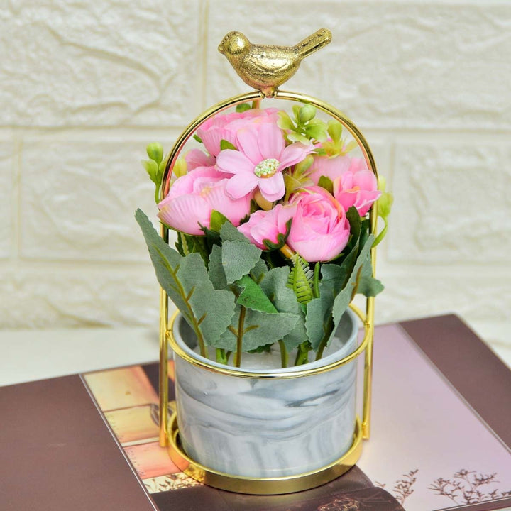 Floral White Flower Pot | Home Décor | Waseeh Pakistan