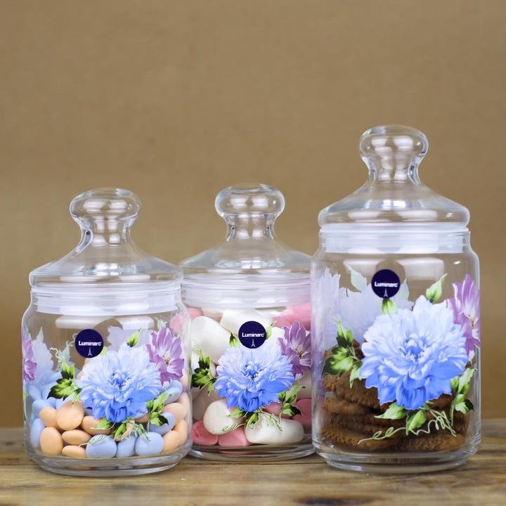 Floria 3pcs Jars | kitchen item | Waseeh Pakistan