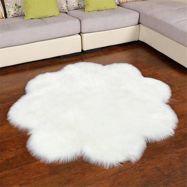Flower Furry Rugs (2 x 2&