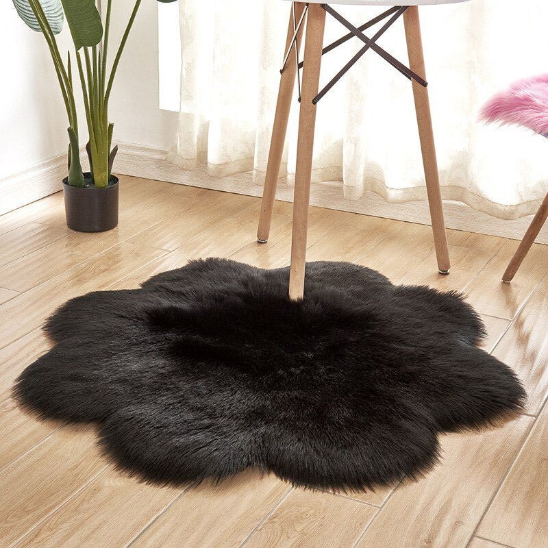Flower Furry Rugs (2 x 2&