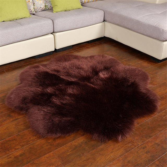 Flower Furry Rugs (2 x 2') | Home Décor | Waseeh Pakistan