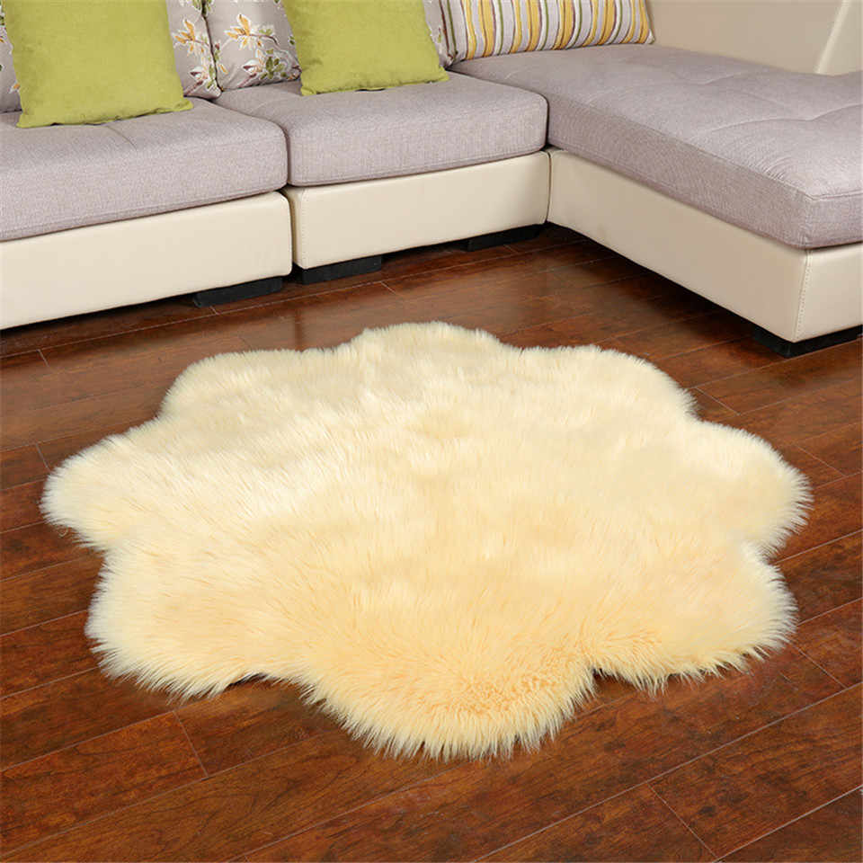 Flower Furry Rugs (2 x 2&