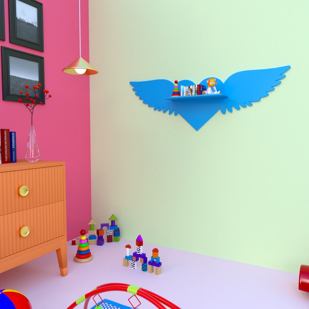 Flying Heart Girls Boys Bedroom Floating Organizer Shelve Decor | Furniture | Waseeh Pakistan