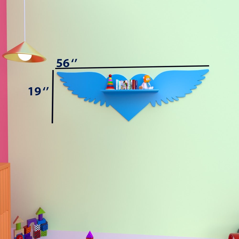Flying Heart Girls Boys Bedroom Floating Organizer Shelve Decor | Furniture | Waseeh Pakistan