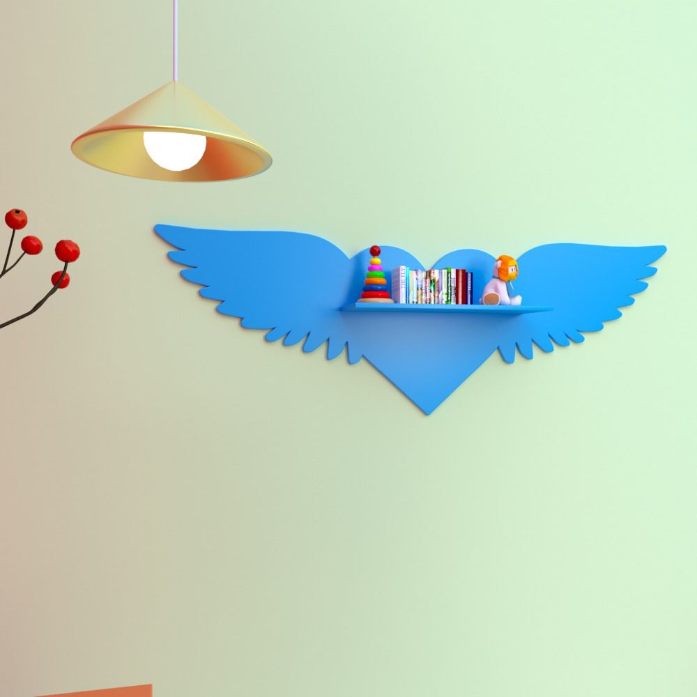 Flying Heart Girls Boys Bedroom Floating Organizer Shelve Decor | Furniture | Waseeh Pakistan