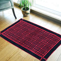 Mosaic - Hand-woven Woolen Rug - Double Seam - 2' x 3' - waseeh.com
