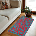 Mosaic - Hand-woven Woolen Rug - Double Seam - 2' x 3' - waseeh.com