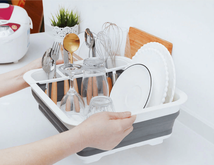 Foldable Drying Dish Basket | kitchen item | Waseeh Pakistan
