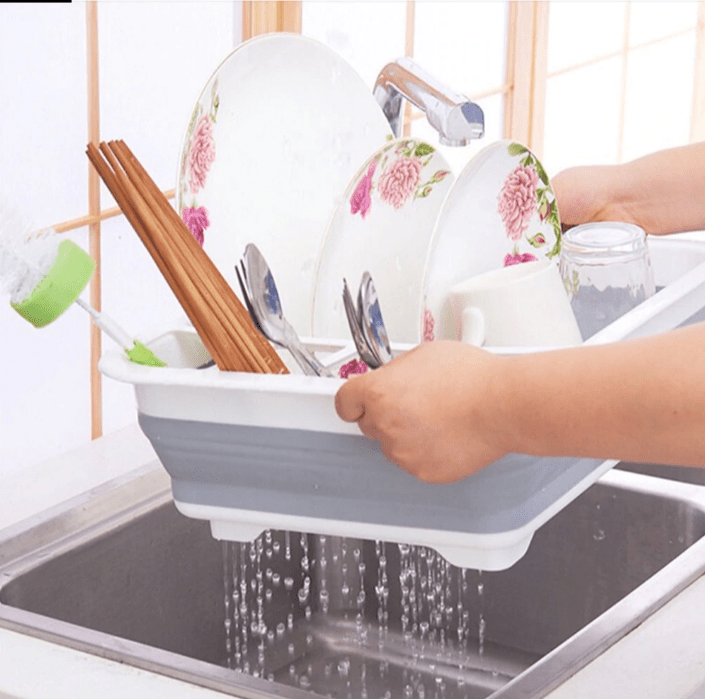Foldable Drying Dish Basket | kitchen item | Waseeh Pakistan