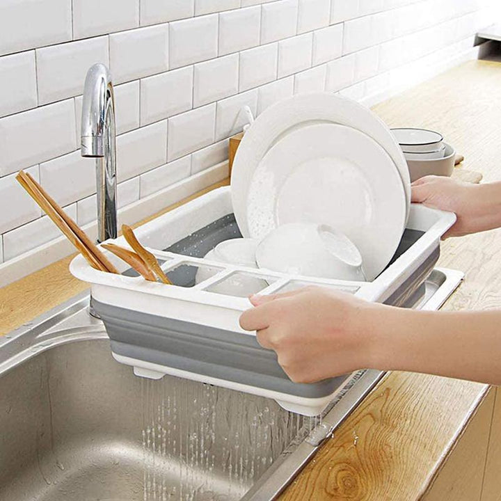 Foldable Drying Dish Basket | kitchen item | Waseeh Pakistan