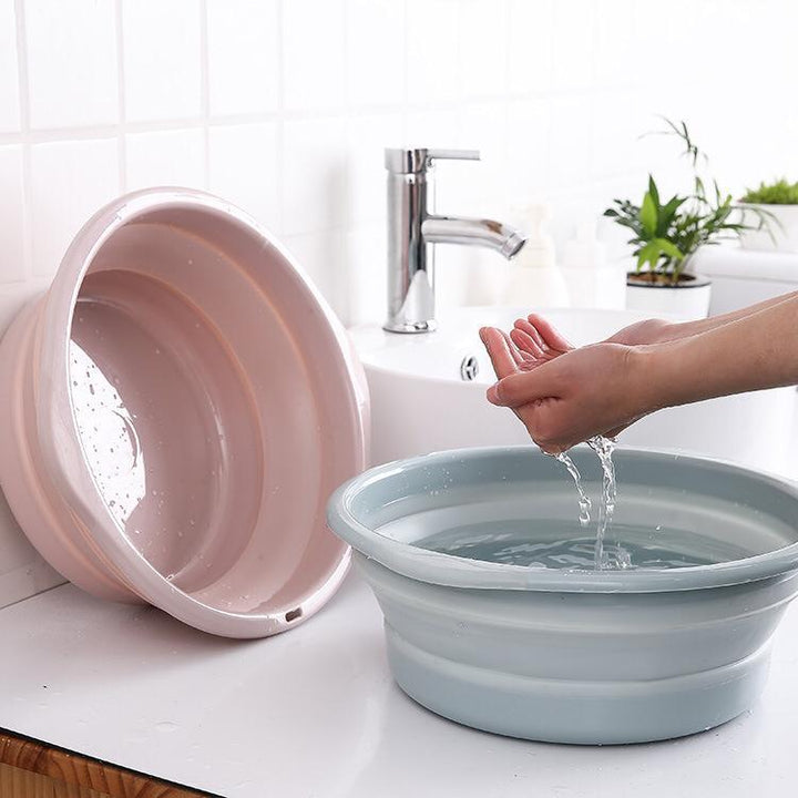 Folding bucket with Hardcore Plastic | kitchen item | Waseeh Pakistan