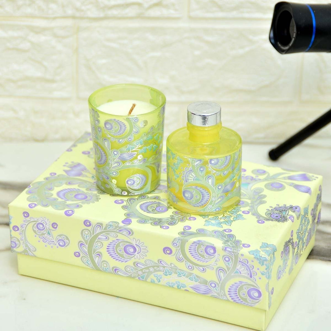 Frosted Scented Candle Box | Home Décor | Waseeh Pakistan