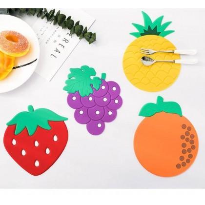 Fruit Style Silicone Insulation Heat Pad | kitchen item | Waseeh Pakistan