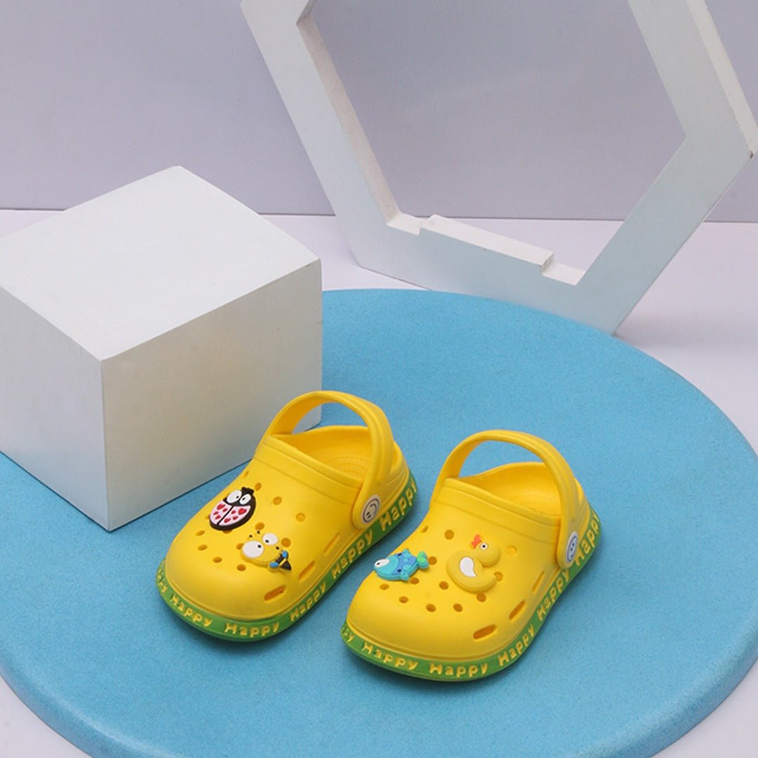 Fruity Rainbows Kids Slippers (Yellow) | Fashion Point | Waseeh Pakistan