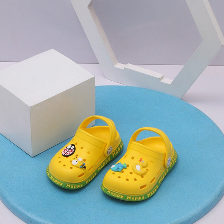 Fruity Rainbows Kids Slippers (Yellow) | Fashion Point | Waseeh Pakistan