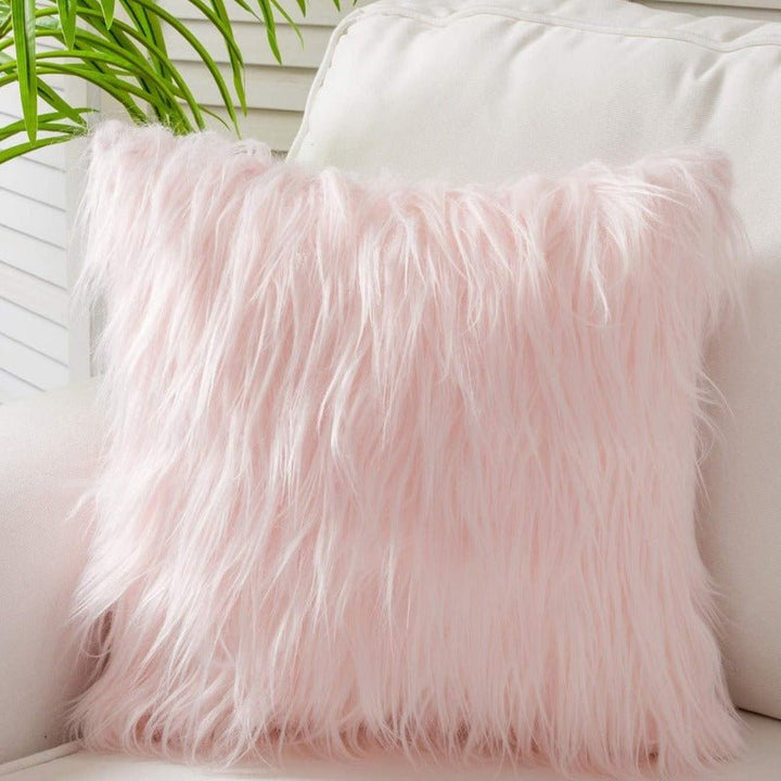 Furry Filled Cushions (16 x 16") | Home Décor | Waseeh Pakistan