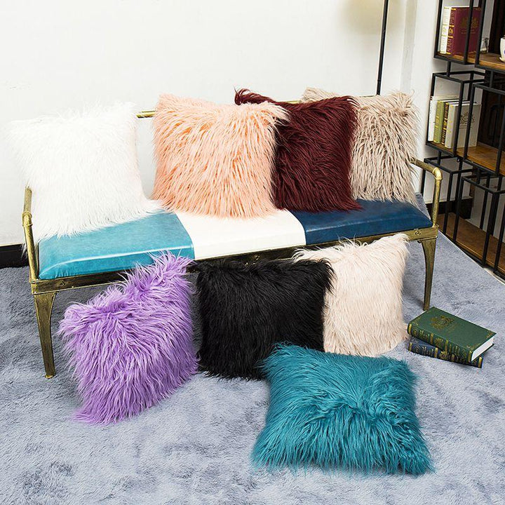 Furry Filled Cushions (16 x 16") | Home Décor | Waseeh Pakistan