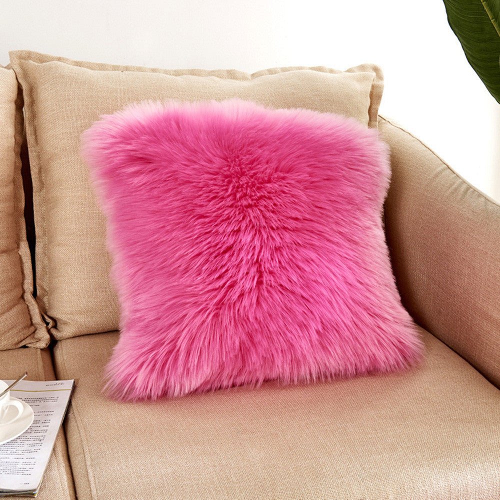Furry Filled Cushions (16 x 16") | Home Décor | Waseeh Pakistan
