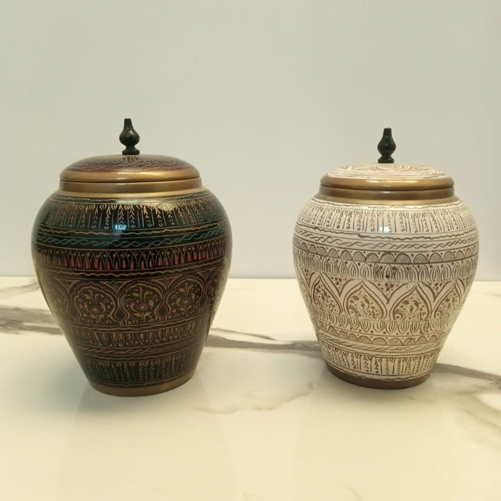Fusion Flames Jars (Pack of 2) | Home Décor | Waseeh Pakistan