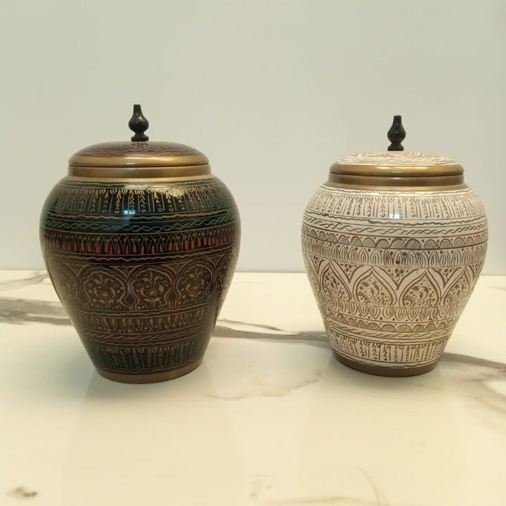 Fusion Flames Jars (Pack of 2) | Home Décor | Waseeh Pakistan