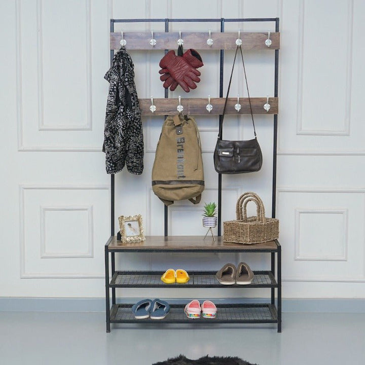 Gardero XL Cloth Shoe Coat Storage Organizer Rack | Furniture | Waseeh Pakistan