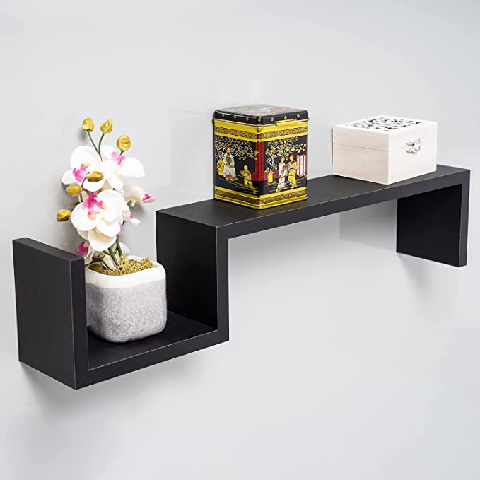 Gatton Dripped Living Lounge Drawing Room Floating Organizer Shelves Decor (Set of 2) | Furniture | Waseeh Pakistan