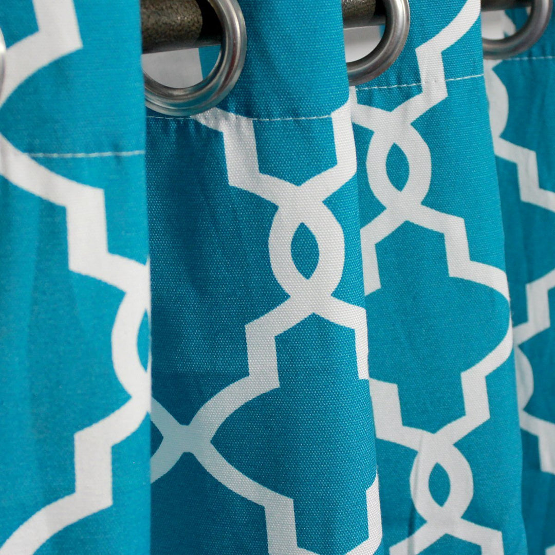 Geometric - curtain with lining - single panel - 42" x 96" | Home Décor | Waseeh Pakistan