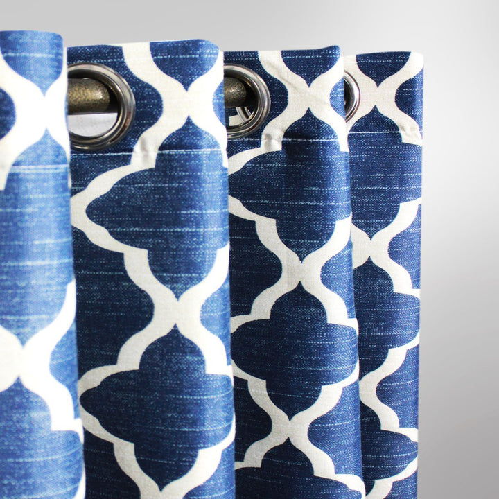 Geometric - Curtain With Lining - Single Panel - 44" x 96" | Home Décor | Waseeh Pakistan