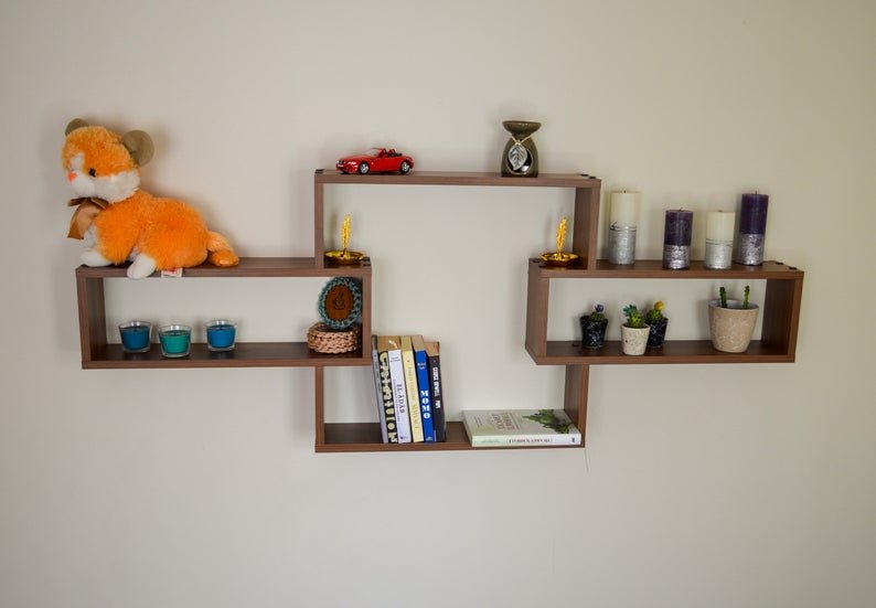 Geometrical Floating Shelves | Furniture | Waseeh Pakistan