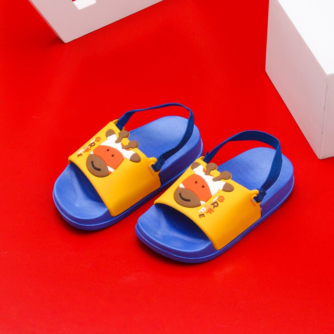 Giraffe Kids Slippers (Blue) | Fashion Point | Waseeh Pakistan