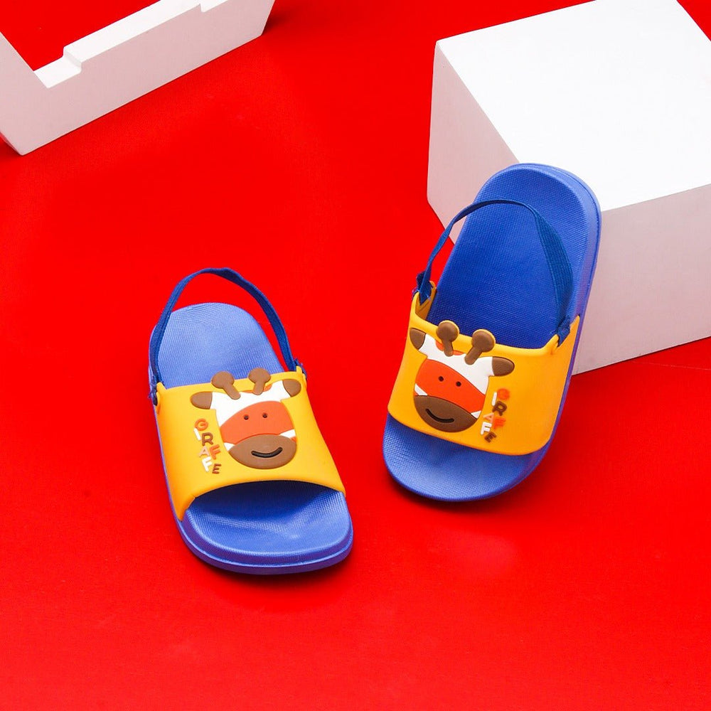 Giraffe Kids Slippers (Blue) | Fashion Point | Waseeh Pakistan