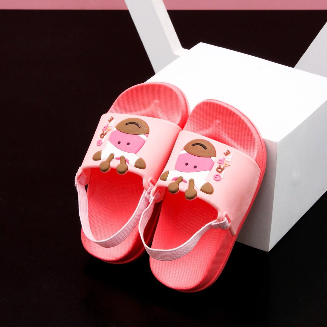 Giraffe Kids Slippers (Pink) | Fashion Point | Waseeh Pakistan