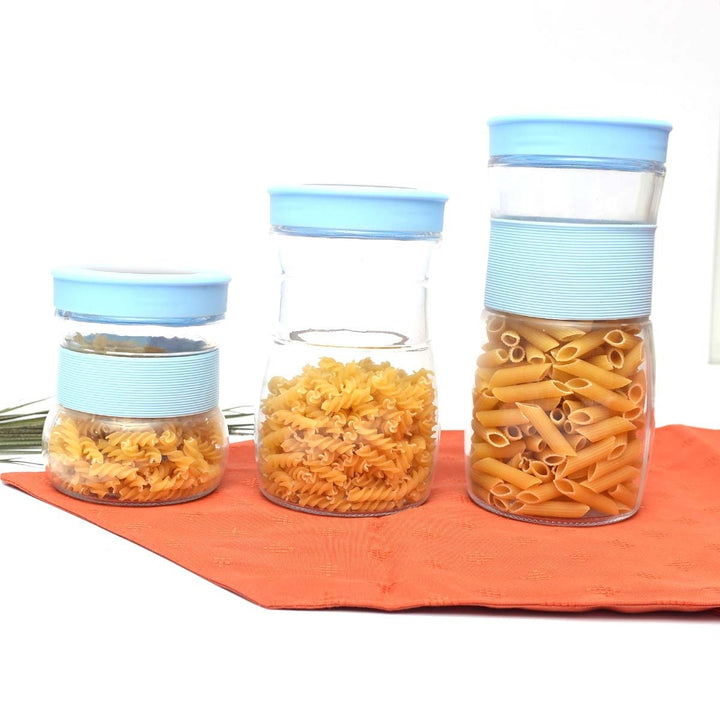 Glass Jars - Pack of 3 | kitchen item | Waseeh Pakistan