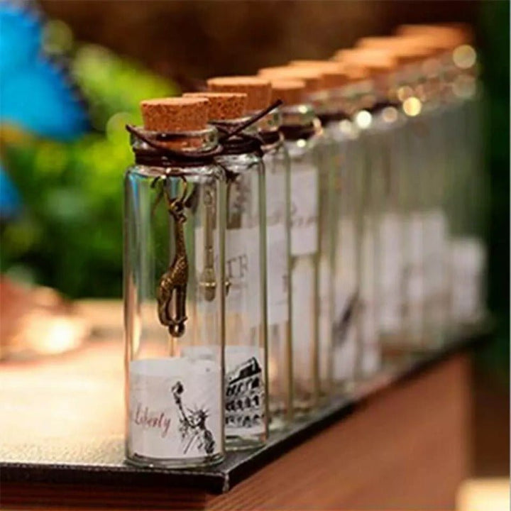 Glass Wishing Bottles | Home Décor | Waseeh Pakistan