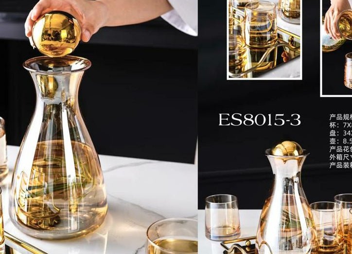 Glassy Pot and Cup (Bloom) | kitchen item | Waseeh Pakistan