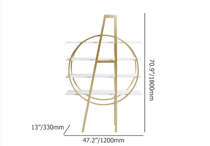 Gleaming Orbit Living Room Bookcase Shelve Organizer Rack Decor | Furniture | Waseeh Pakistan