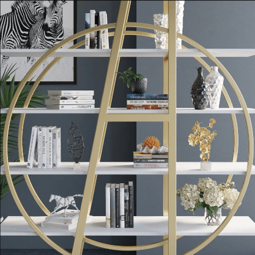 Gleaming Orbit Living Room Bookcase Shelve Organizer Rack Decor | Furniture | Waseeh Pakistan