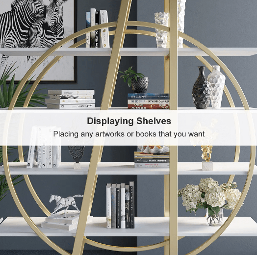 Gleaming Orbit Living Room Bookcase Shelve Organizer Rack Decor | Furniture | Waseeh Pakistan